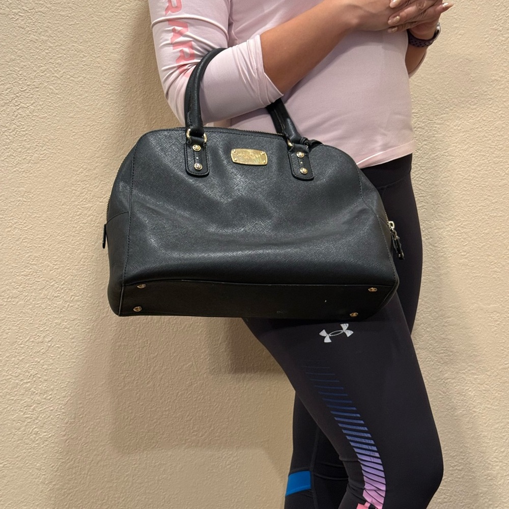 Black Leather Handbag